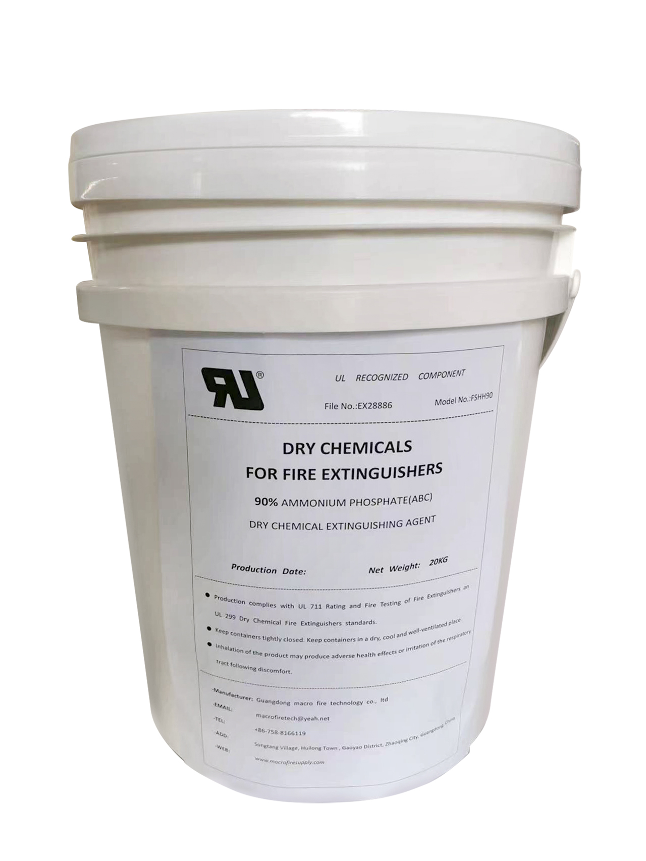 UL Listed Dry Chemicals for Fire Extinguishers